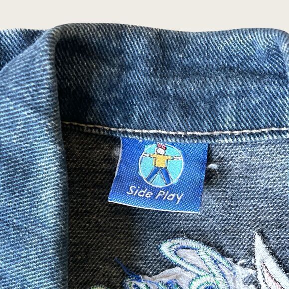 Bugs Bunny Sleeveless Denim Jacket, Size M - Blue Jeans - Picture 8 of 8